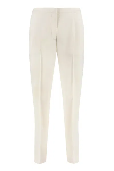 Autry Straight Leg Trousers In White