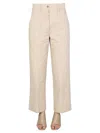 Aspesi Straight Leg Trousers In White