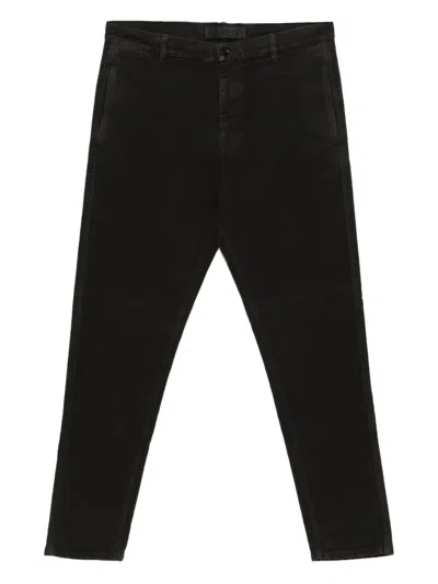 Aspesi Straight-leg Trousers In Black