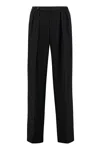 Aspesi Straight-leg Trousers In Black
