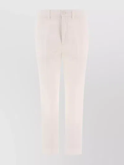 Aspesi Straight Leg Trousers Pockets In Neutral