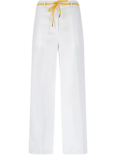Aspesi Straight-leg Trousers In White