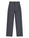 Aspesi Cotton Trousers In Gray