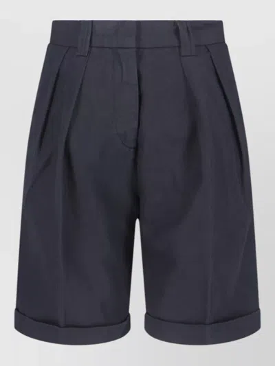 Aspesi Straight Shorts Back Pocket Belt Loops