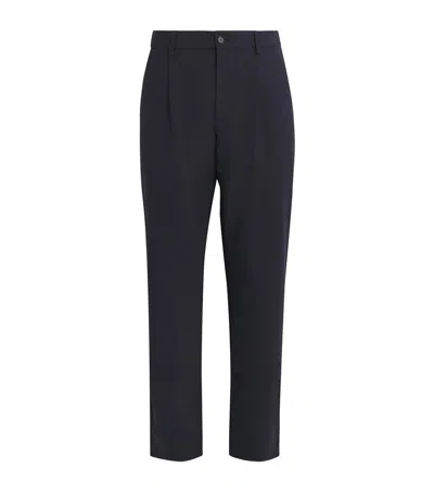 Aspesi Straight Trousers In Black