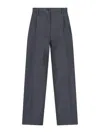 Aspesi Cotton Trousers In Grey
