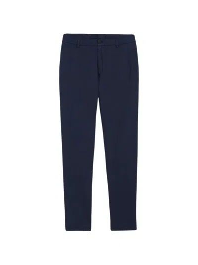 Aspesi Straight-leg Chinos In Blue