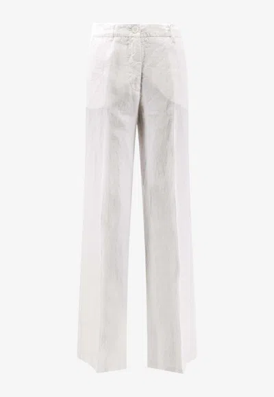 Aspesi Straight-leg Tailored Pants In White