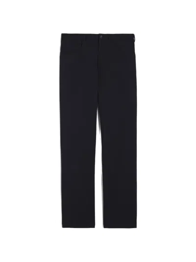 Aspesi Straight-leg Tailored Trousers In Black