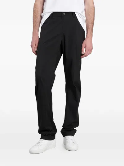 Aspesi Straight-leg Trousers In Black