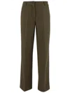 Aspesi Stretch Cotton Pants In Green