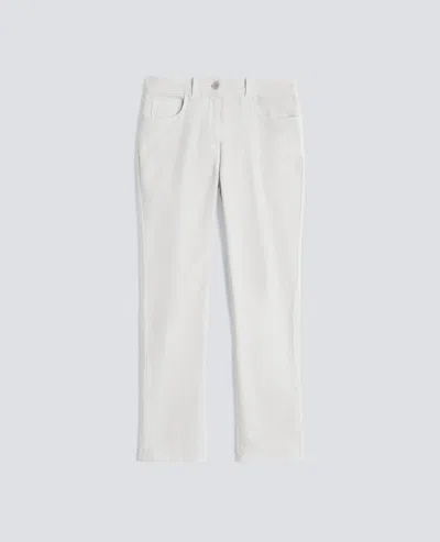 Aspesi Stretch Fustian Trousers In White