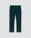 Aspesi Stretch Fustian Trousers In Green