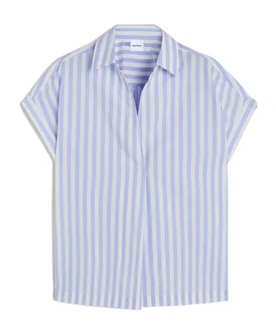 Aspesi Striped Cotton Poplin Top
