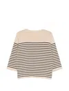 Aspesi Striped Jersey In Neutral