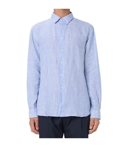 Aspesi Striped Shirt In Nude