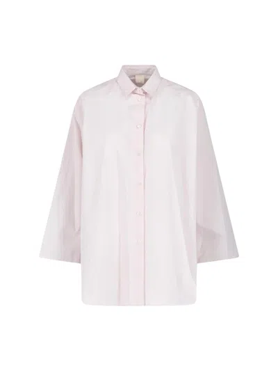 Aspesi Striped Print Shirt In Pink