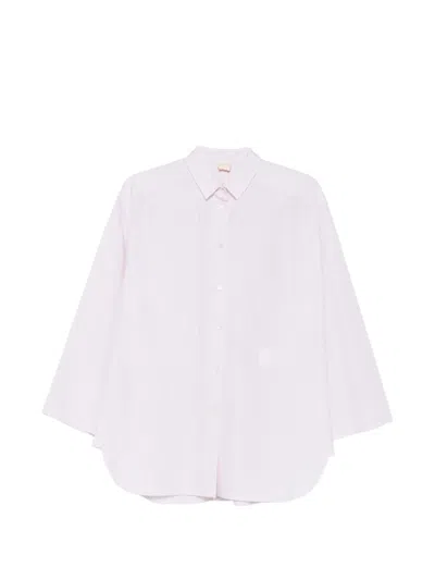 Aspesi Striped Shirt In Red