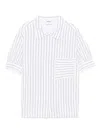 Aspesi Striped Shirt In White