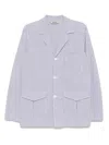 Aspesi Striped Single-breasted Blazer