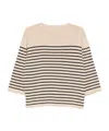 Aspesi Striped Jersey In Brown
