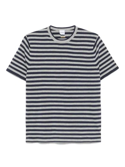 Aspesi Striped T-shirt In Blue