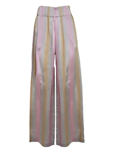 ASPESI STRIPED WIDE-LEG TROUSERS