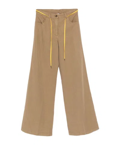ASPESI STRIPED WIDE-LEG TROUSERS