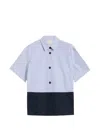Aspesi Striped-pattern Shirt In Blue