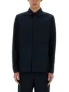Aspesi Structured Button-up Shirt In Blue