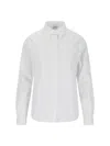 Aspesi Structured White Shirt With Button-down Front In White