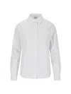Aspesi Structured White Shirt With Button-down Front In White