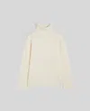 Aspesi Super-geelong Wool Turtleneck Jumper In White