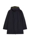 Aspesi Reversible Cotton Twill Jacket In Black