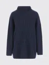Aspesi Ribbed Turtleneck Sweater In Blue