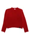 Aspesi Logo-patch Sweater In Brown