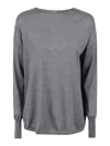 ASPESI SUÉTER CUELLO REDONDO - GRIS