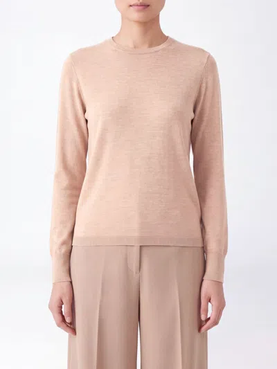 Aspesi Sweater Woman Color Beige In Pink