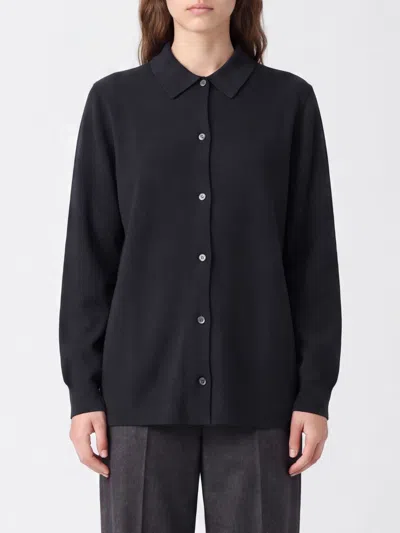Aspesi Sweater Woman Color Black In Blue