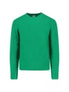 Aspesi Shetland Wool Sweater In Green
