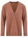 Aspesi Sweaters Pink In Brown