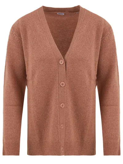 Aspesi Sweaters Pink In Brown