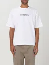 Aspesi No Words Heavy Jersey T-shirt In Weiss