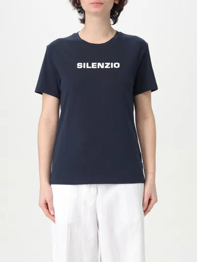 ASPESI T-SHIRT ASPESI WOMAN COLOR BLUE,G65382009