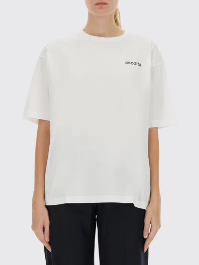 ASPESI T-SHIRT ASPESI WOMAN COLOR WHITE,H42068001