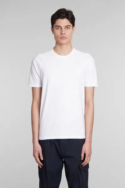 ASPESI T-SHIRT AY28 T-SHIRT IN WHITE COTTON