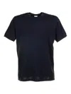Aspesi T-shirt With Round Neck And Short Sleeves In Blue
