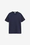 Aspesi Dark Blue Cotton T-shirt In Blue