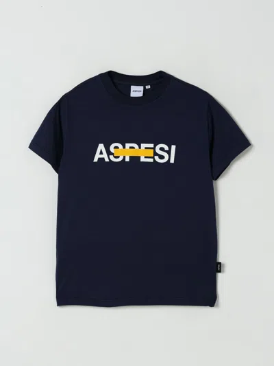 Aspesi Kids' T-shirt In Cotone Con Logo