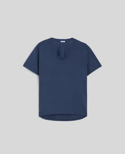 Aspesi T-shirt In Jersey Di Cotone - Blu